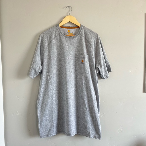 Carhartt | Light Grey Relaxed Fit Short Sleeve Tee Shirt - Picture 2 of 7